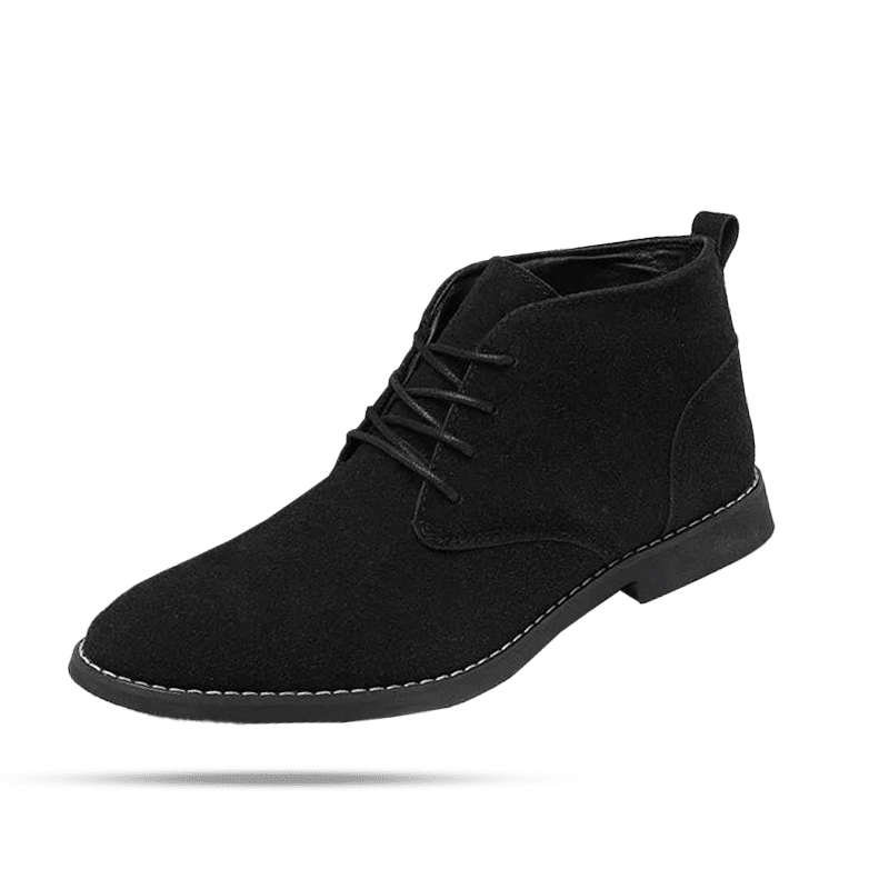 The Monarch British Suede Boot #38 Monarch Black 6.5
