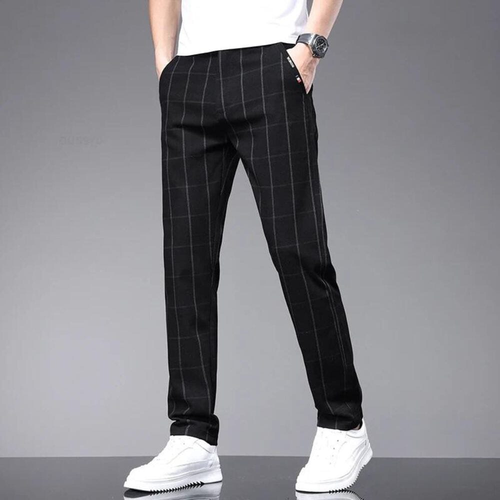 The Monarch Checkered Dress Pants #29 Monarch Black S