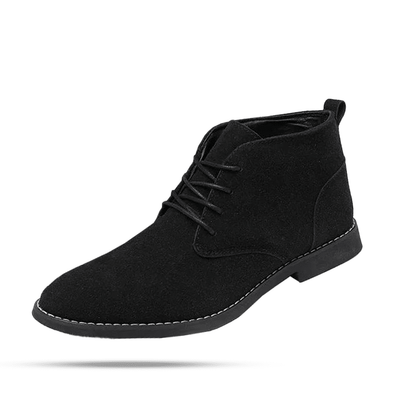 The Monarch British Suede Boot #38 Monarch Black 6.5 