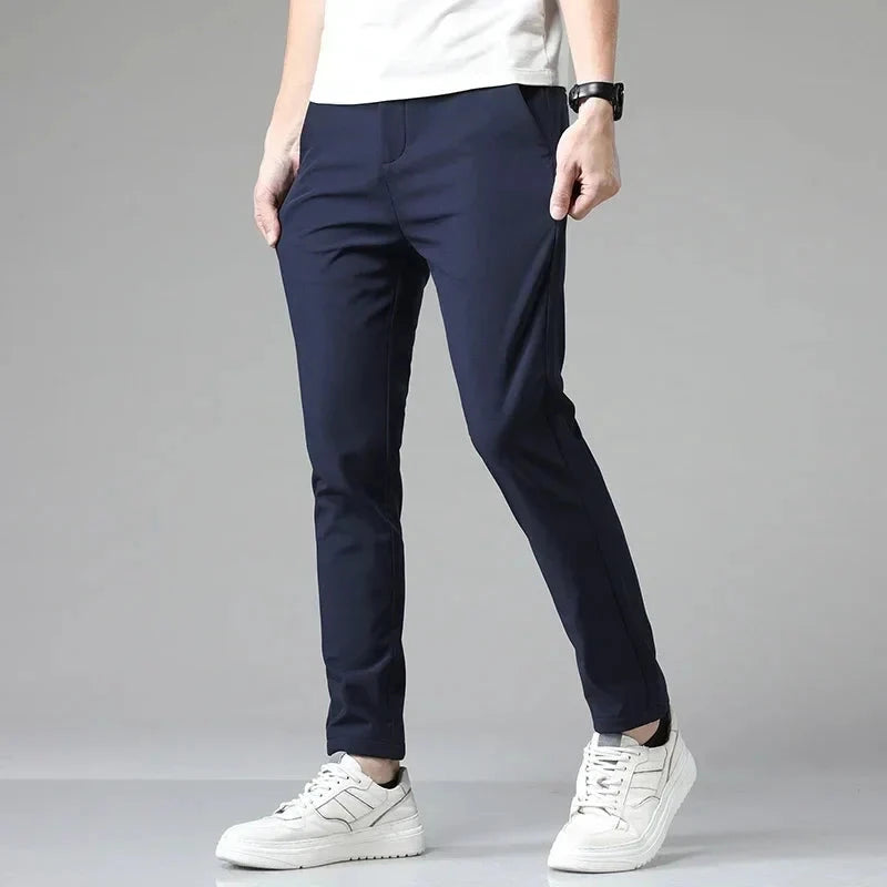 The Monarch Kyson Dress Pants #02 Monarch Navy Blue S 